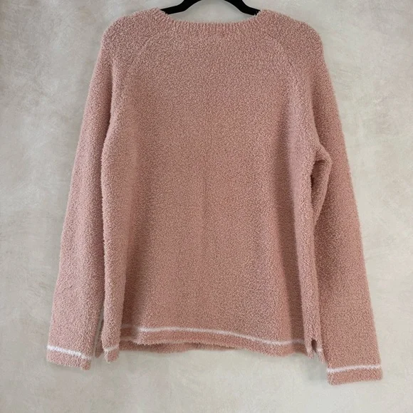 Barefoot Dreams Blush Pink Sweater and Shorts Set - Picture 14 of 16